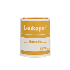 Leukopor Hechtpleister 5m x 5cm 1 Stuks