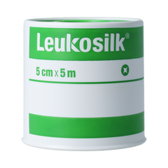 Leukosilk Hechtpleister 5m x 5cm 1024 1.00 Stuks