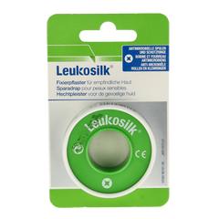 Leukosilk Hechtpleister 1.25cm hangend 1.00 Stuks