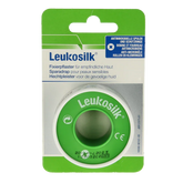 Leukosilk Hechtpleister eurolock 5m x 2.50cm 1.00 Stuks
