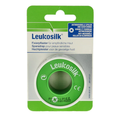 Leukosilk Hechtpleister eurolock 5m x 2.50cm 1.00 Stuks