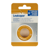 Leukopor Hechtpleister Eurolock 5m x 1.25cm 1.00 Stuks