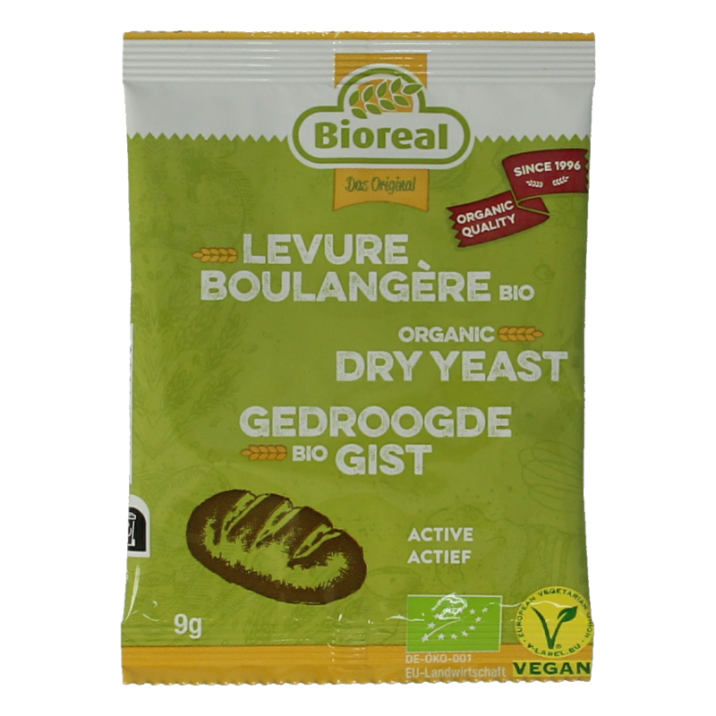 Bioreal Gist gedroogd bio 9 Gram
