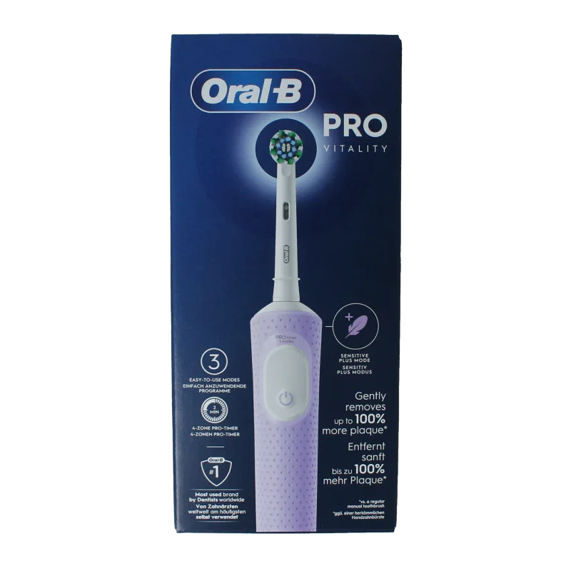 Oral B Vitality pro lila 1.00 Stuks