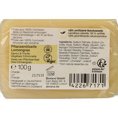 Alviana Citroengras zeep 100 Gram