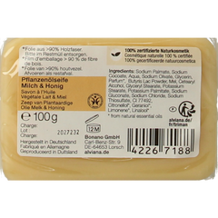 Alviana Melk & honingzeep 100.00 Gram