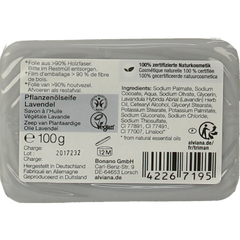 Alviana Lavendelzeep 100.00 Gram