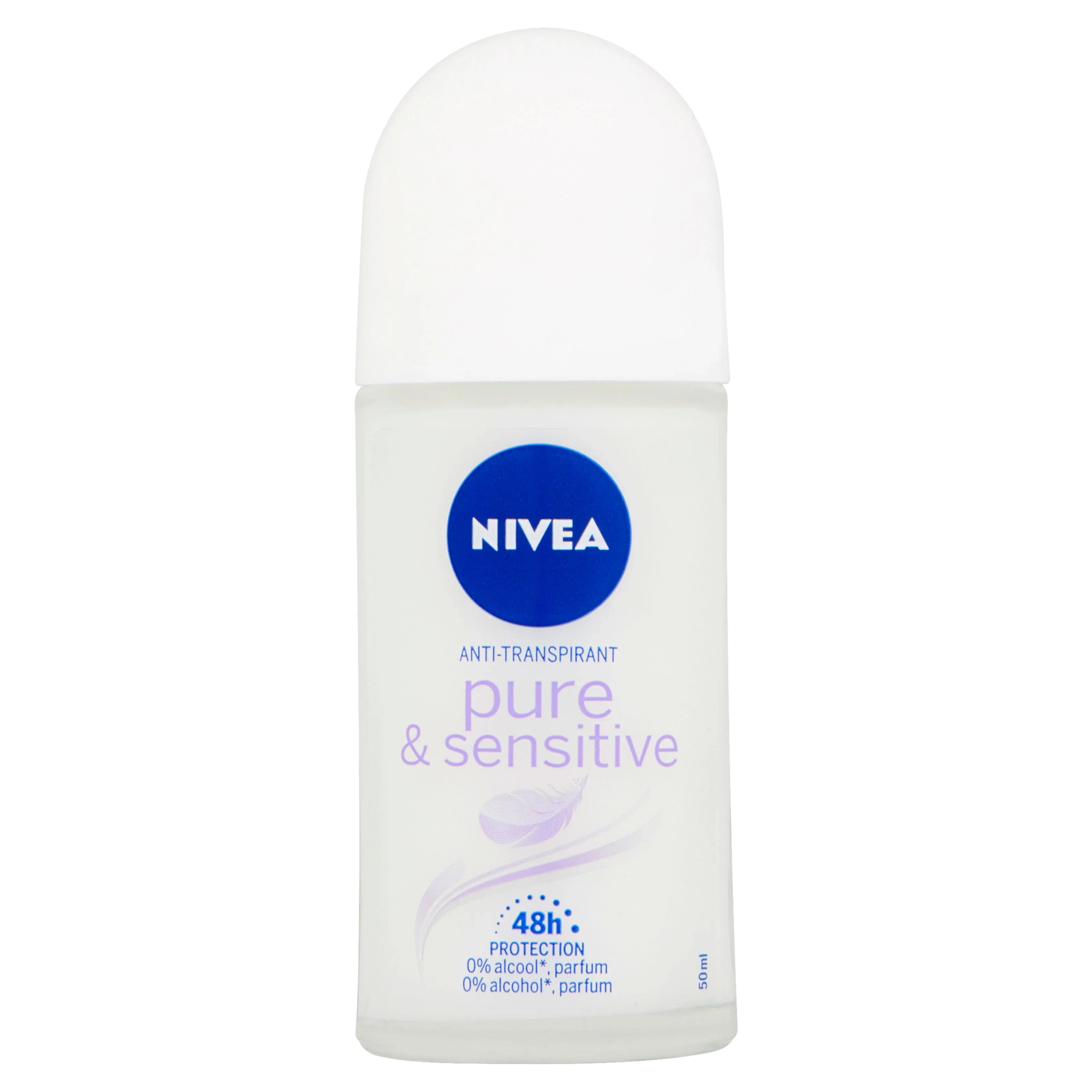 Nivea Deodorant roller sensitive & pure 50 Milliliter