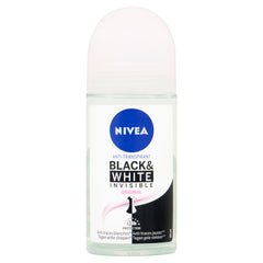 Nivea Deodorant roller invisible black & white clear 50.00 Milliliter