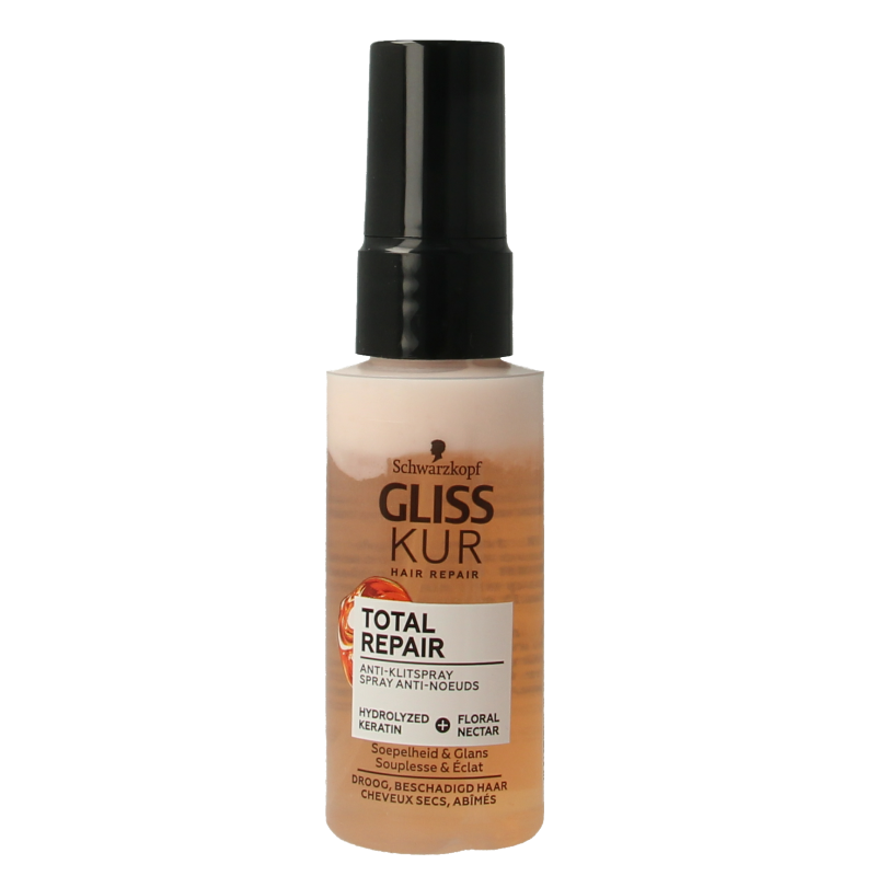 Gliss Kur Anti-klit spray total repair 19 mini 50 Milliliter