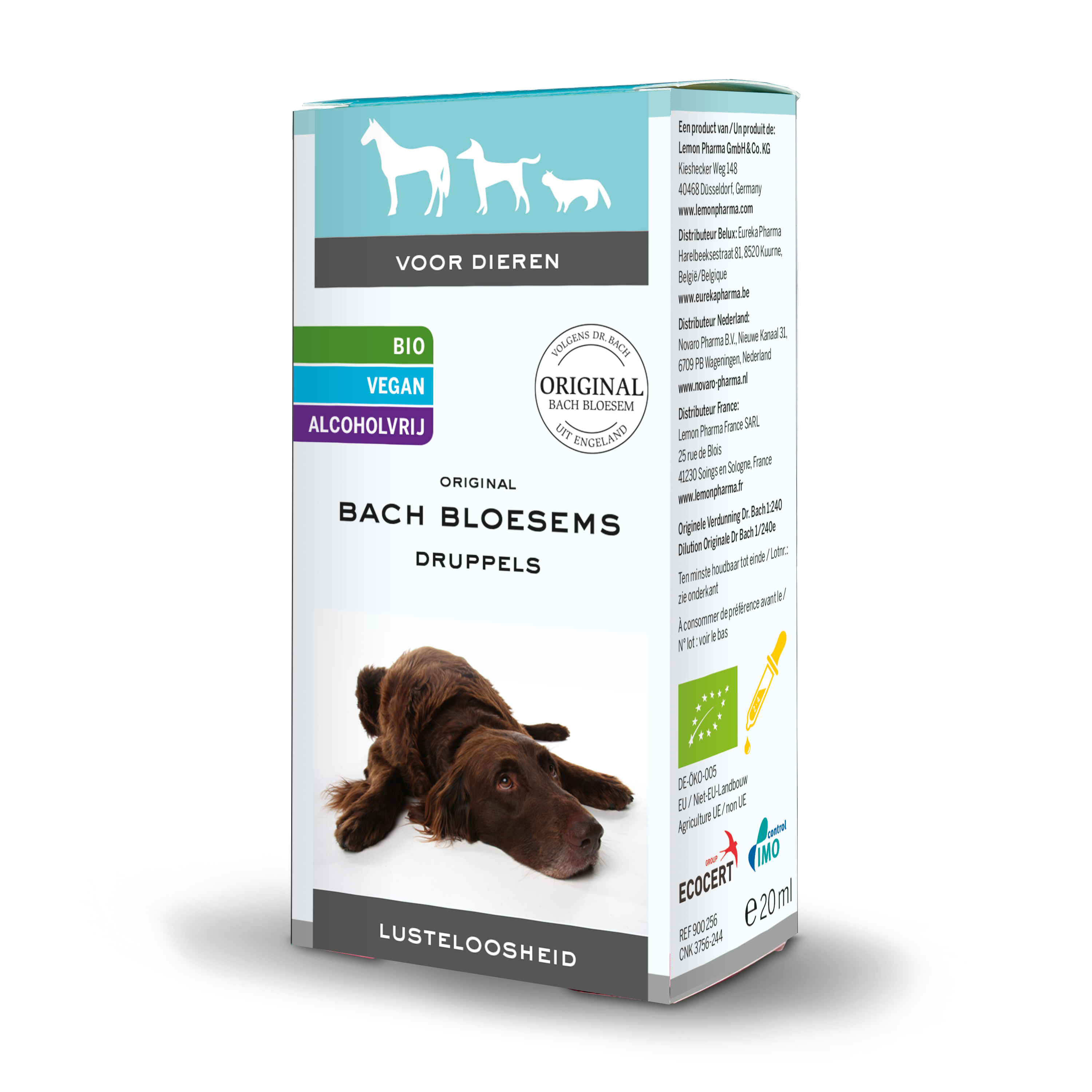 Bach Bloesem Bach bloesem dier lusteloosheid bio 20.00 Milliliter