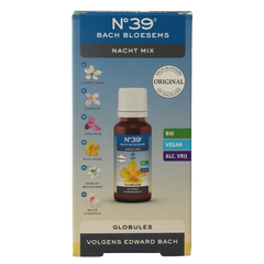 Bach Bloesem Globule parels nr. 39 nacht bio 20 Gram