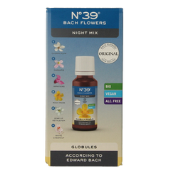 Bach Bloesem Globule parels nr. 39 nacht bio 20 Gram
