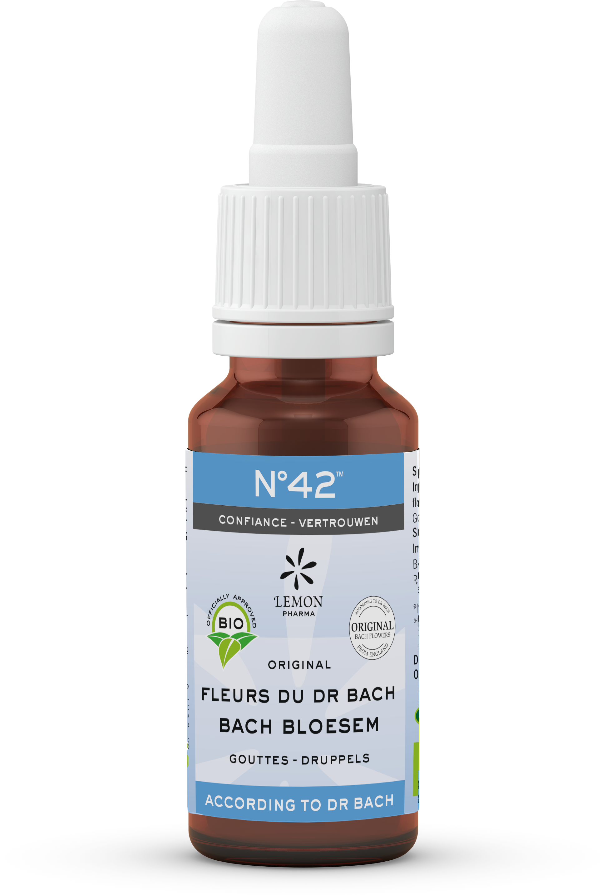 Bach Bloesem Bach bloesems mengeling 42 vertrouwen bio 20 Milliliter