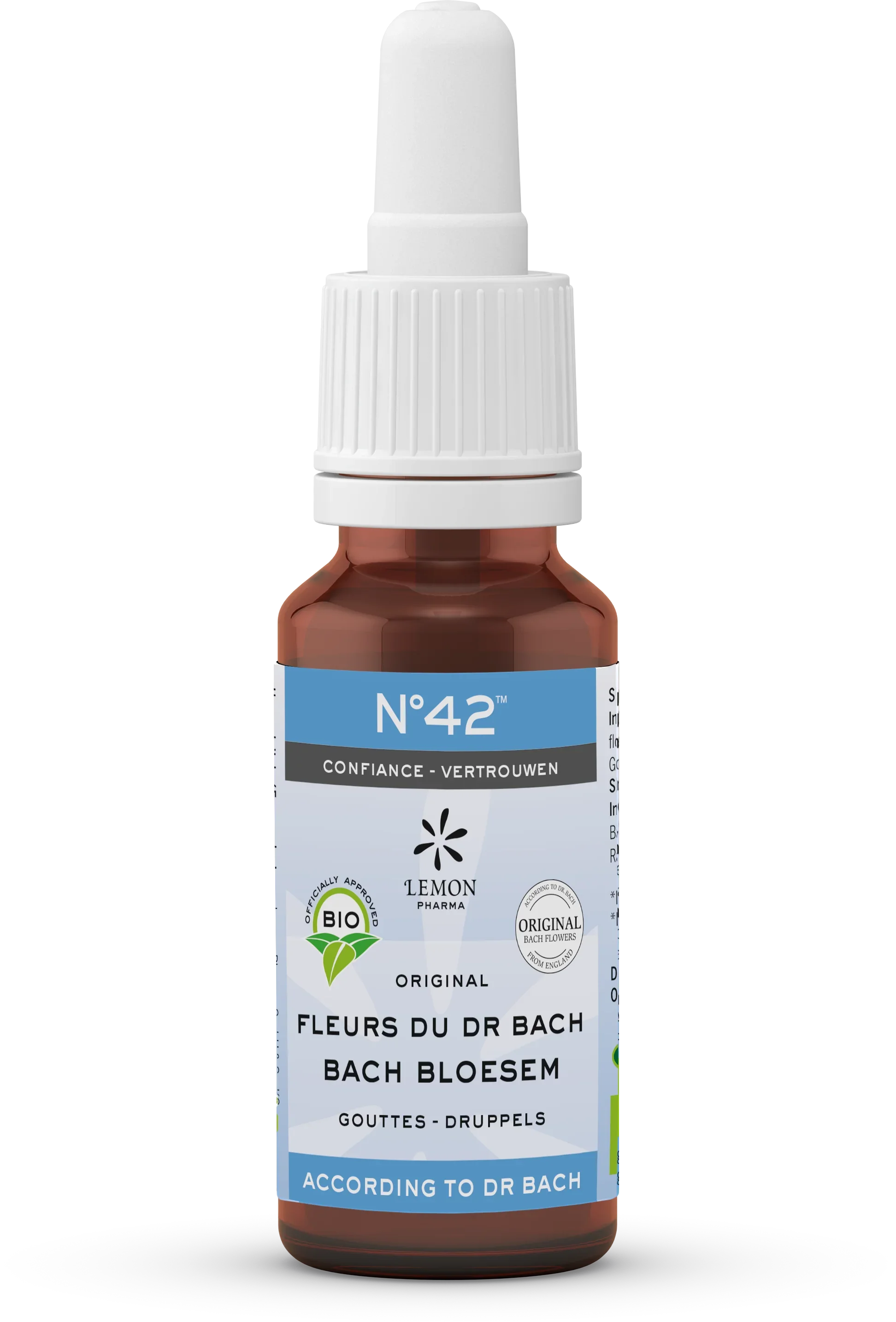 Bach Bloesem Bach bloesems mengeling 42 vertrouwen bio 20 Milliliter