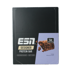 ESN Fudge brownie bar 45g 12 Stuks