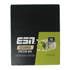ESN White chocolate pistache bar 45g 12 Stuks
