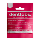 Denttabs Tandpasta tabletten aardbei met fluor vegan 125.00 Stuks