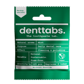 Denttabs Tandpasta tabletten munt zonder fluor vegan 125.00 Stuks