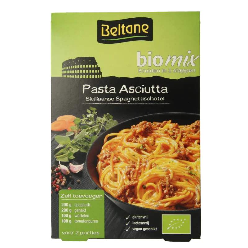 Beltane Asciutta Siciliaanse spaghetti schotel mix bio 29.8 Gram