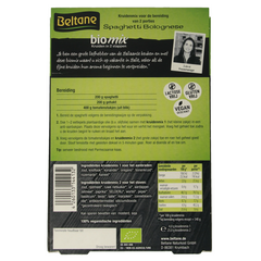 Beltane Spaghetti bolognese mix bio 27.00 Gram