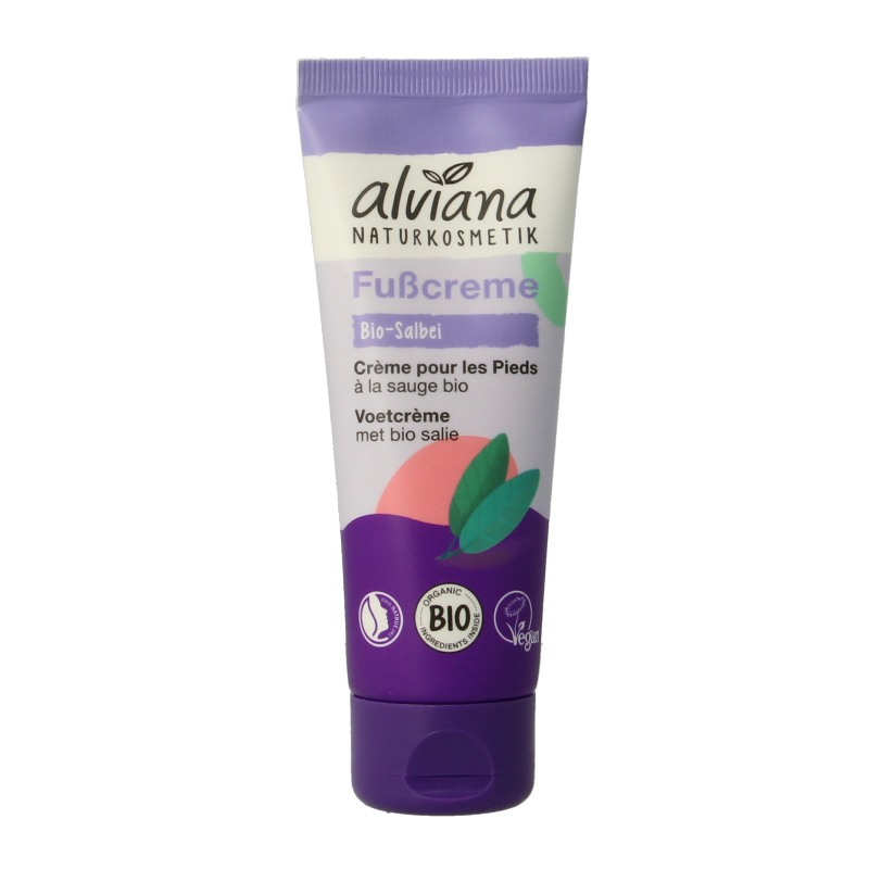 Alviana Voetcreme met salie 75.00 Milliliter