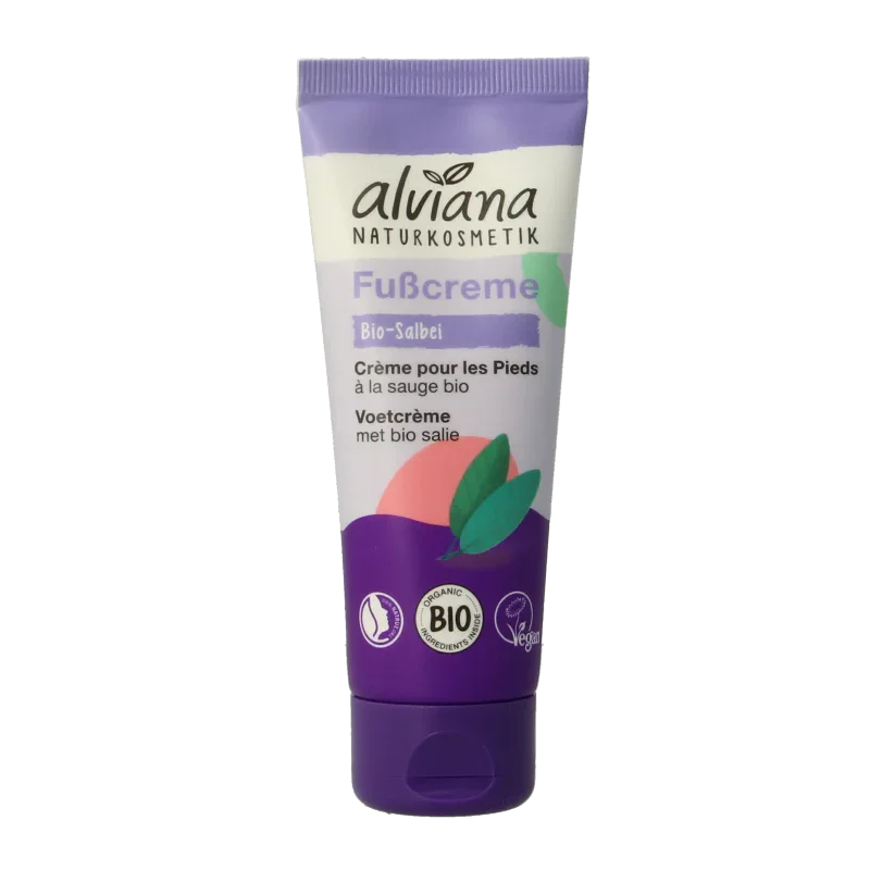 Alviana Voetcreme met salie 75 Milliliter