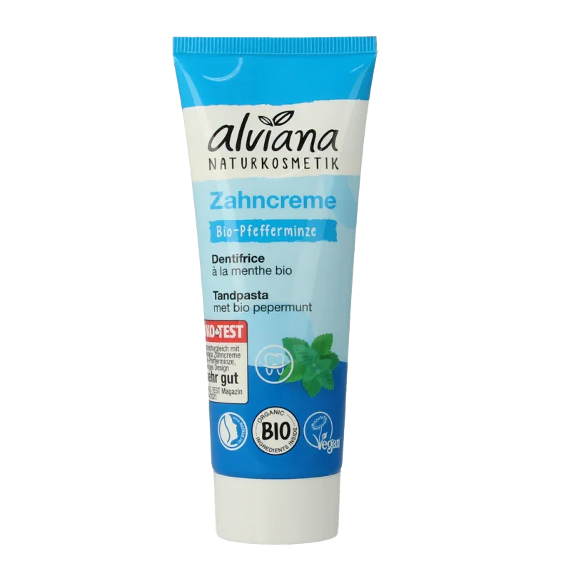 Alviana Tandpasta met munt 75 Milliliter