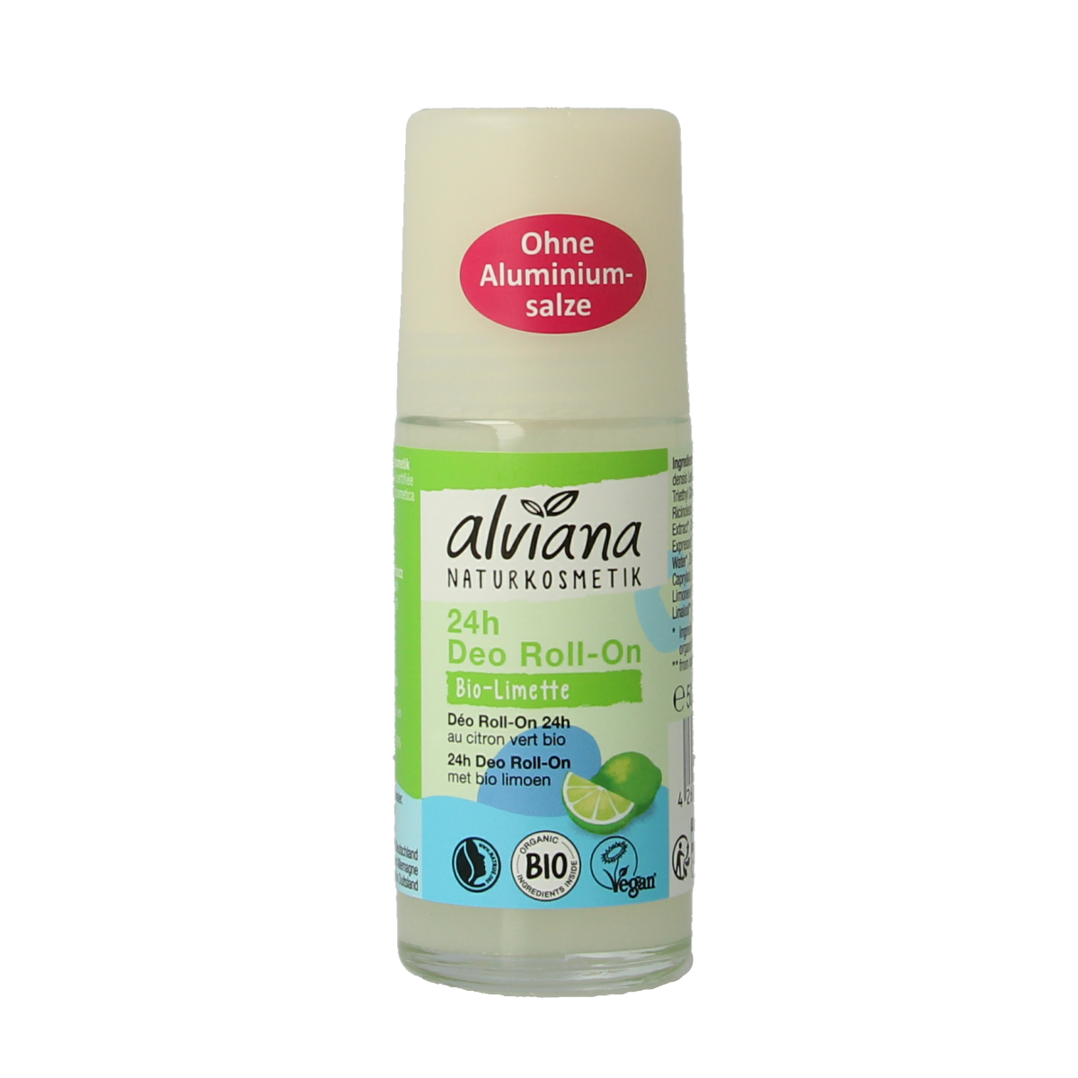Alviana Deo roll-on limette 50.00 Milliliter