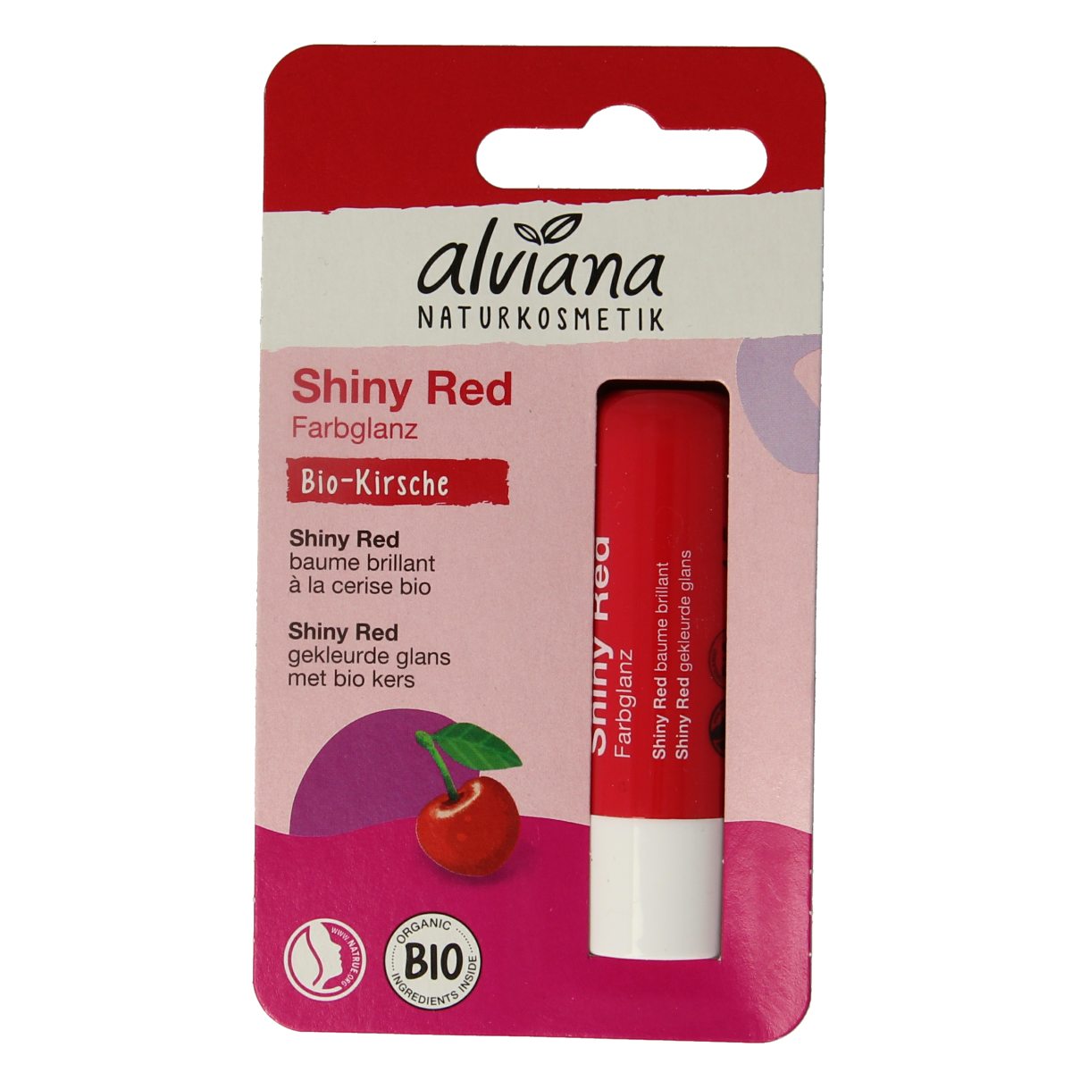 Alviana Lipverzorging shiny red 4.50 Gram