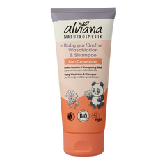 Alviana Baby waslotion en shampoo 200.00 Milliliter