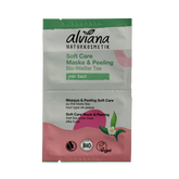 Alviana Soft care mask & peeling met biologisch witte thee 2 Stuks