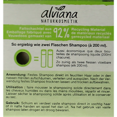Alviana Shampoobar voor vet haar 60.00 Gram