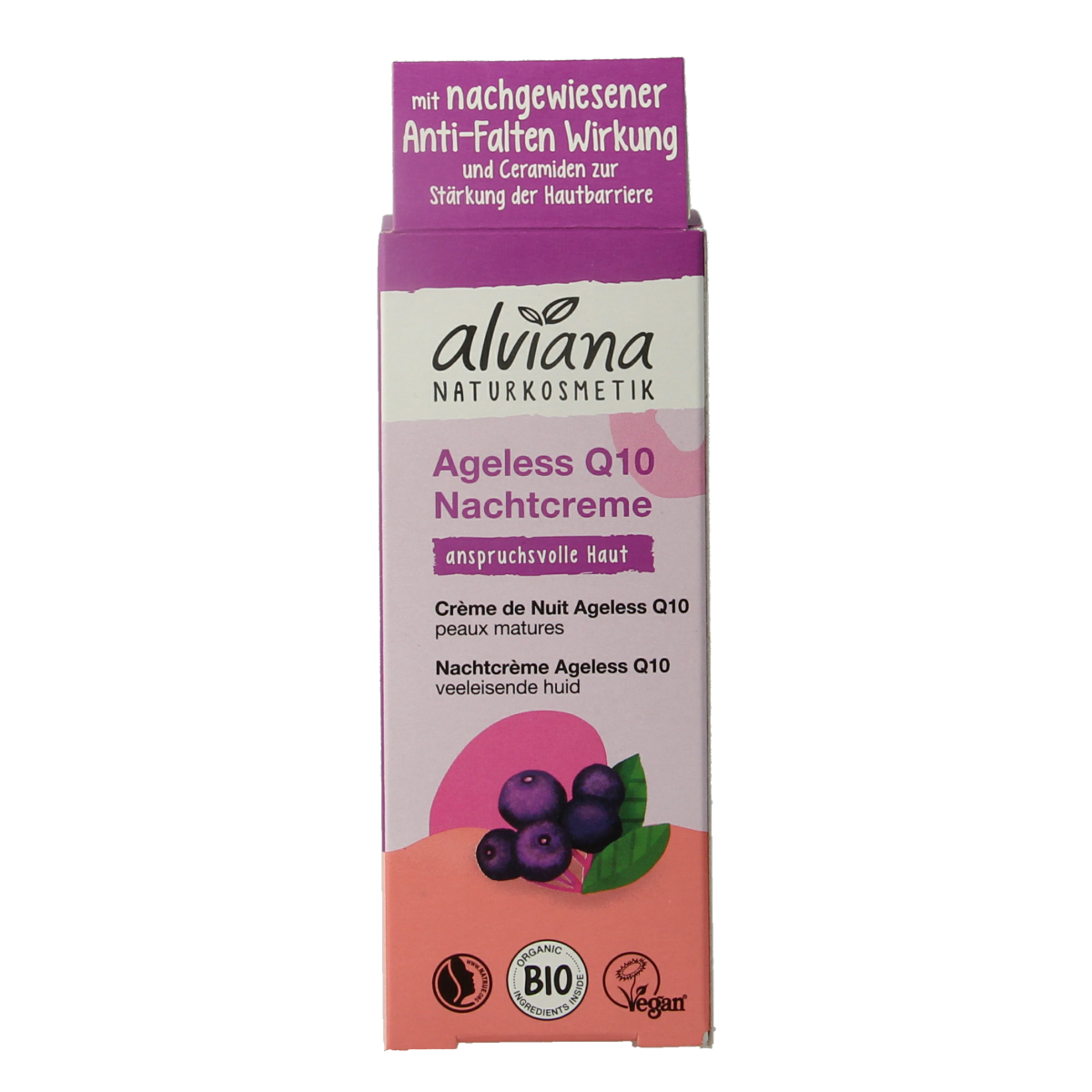 Alviana Nachtcreme anti-aging Q10 50.00 Milliliter