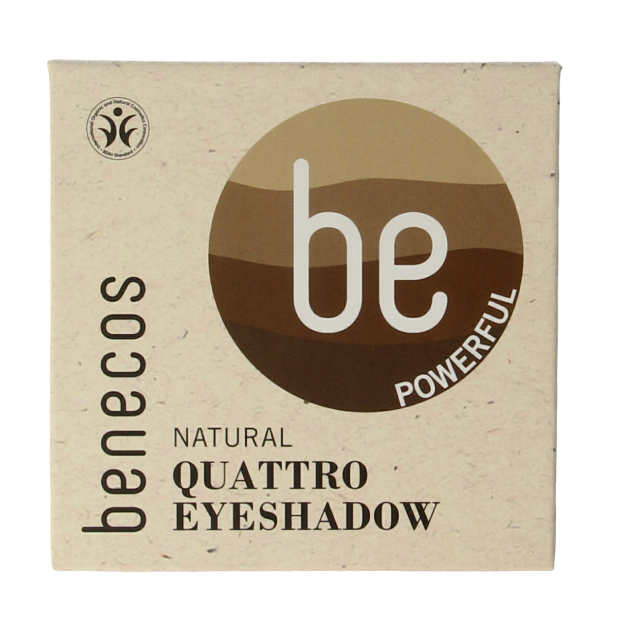 Benecos natural beauty Natural eyeshadow quantro coffee 1.00 Stuks