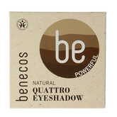 Benecos natural beauty Natural eyeshadow quantro coffee 1 Stuks