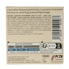 Benecos natural beauty Natural eyeshadow quantro coffee 1 Stuks