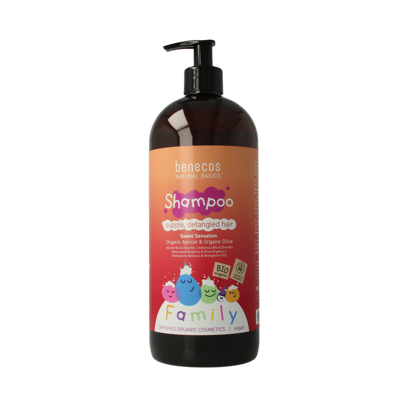 Benecos natural beauty Natural shampoo family size sweet sensation 950 Milliliter