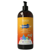 Benecos natural beauty Natural showergel family size fruity beauty 950 Milliliter