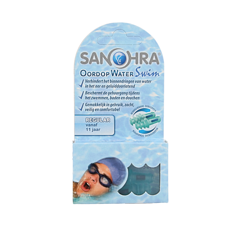 Sanohra Oordoppen water swim regular volwassen 1 Paar