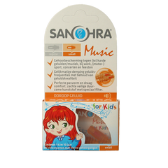 Sanohra Oordoppen geluid noise small kinderen 1 Paar