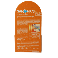 Sanohra Oordoppen geluid noise small kinderen 1 Paar