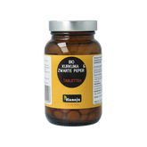 Hanoju Kurkumapoeder + piperine 500mg bio 150.00 Tabletten