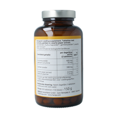Hanoju Kurkuma + gember + piperine 500mg 300 Tabletten