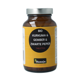 Hanoju Kurkuma + gember + piperine 500mg 150.00 Tabletten