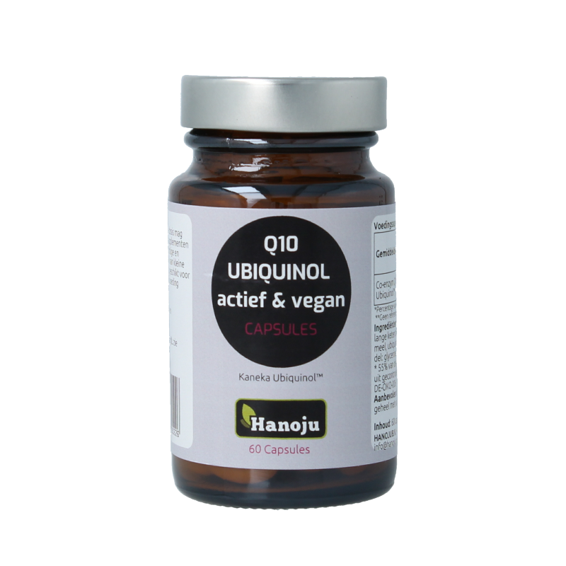 Hanoju Ubiquinol kaneka actief & vegan 60 Capsules