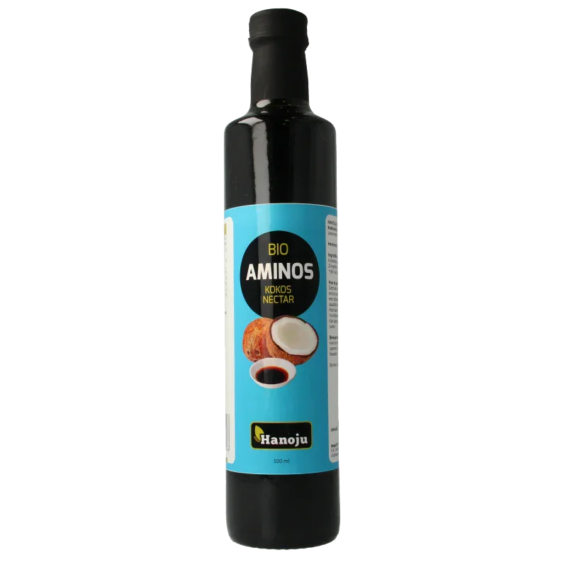 Hanoju Aminos kokosnoot nectar bio 500 Milliliter