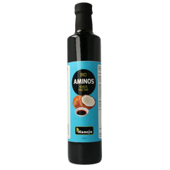 Hanoju Aminos kokosnoot nectar bio 500 Milliliter