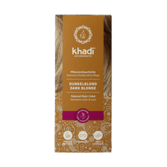 Khadi Haarkleur dark blond 100 Gram