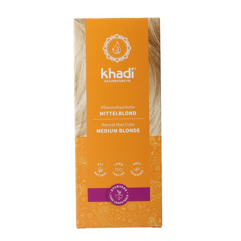Khadi Haarkleur medium blond 100 Gram